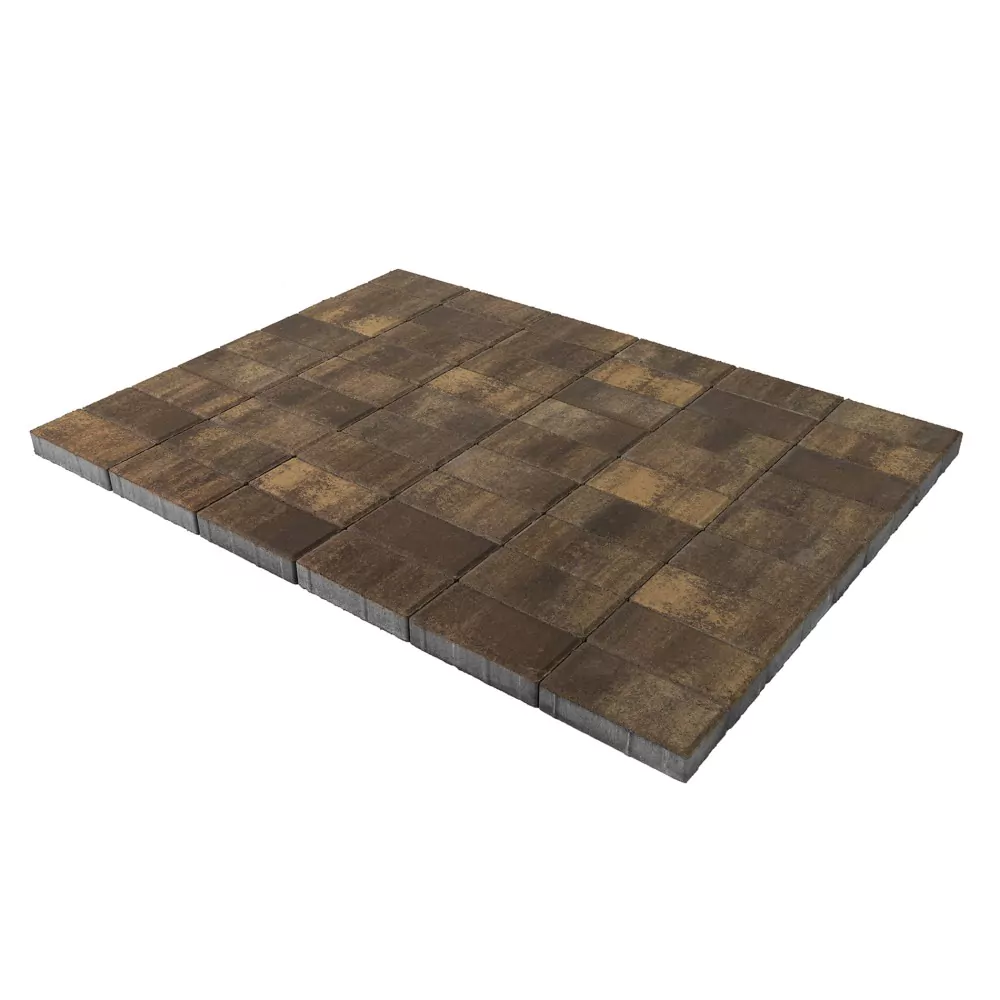 Тротуарная плитка Braer Прямоугольник Color Mix Каштан 40 мм Тротуарная плитка Braer Прямоугольник Color Mix Каштан 40 мм